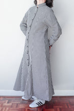 Maxi Dress Black & White Check