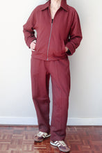 Knit Pants Burgundy