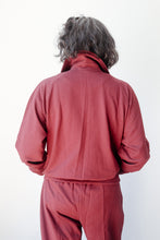 Knit Jacket Burgundy