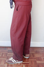 Knit Pants Burgundy