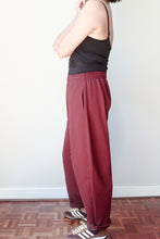 Knit Pants Burgundy