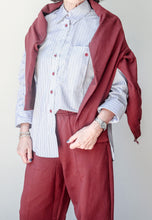 Knit Jacket Burgundy