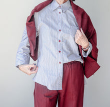 Knit Jacket Burgundy