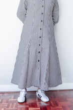Maxi Dress Black & White Check