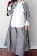 Balloon Pants Black White Check