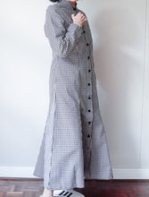 Maxi Dress Black & White Check