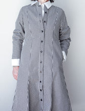 Maxi Dress Black & White Check