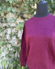 Cashmere Blend Jersey - Burgundy