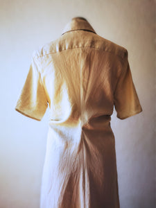Button Dress Linen