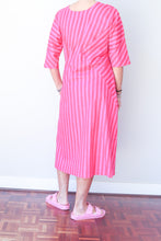 Puzzle Stripe Dress - Pink Stripe