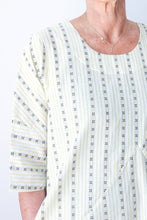 Puzzle Stripe Dress - Yellow Stripe