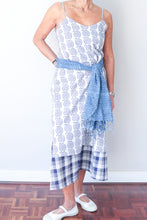 Reversable Cami Dress - Blue Pattern/Check