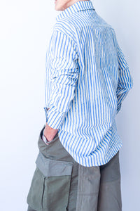 Shirt Blue/Green Stripe