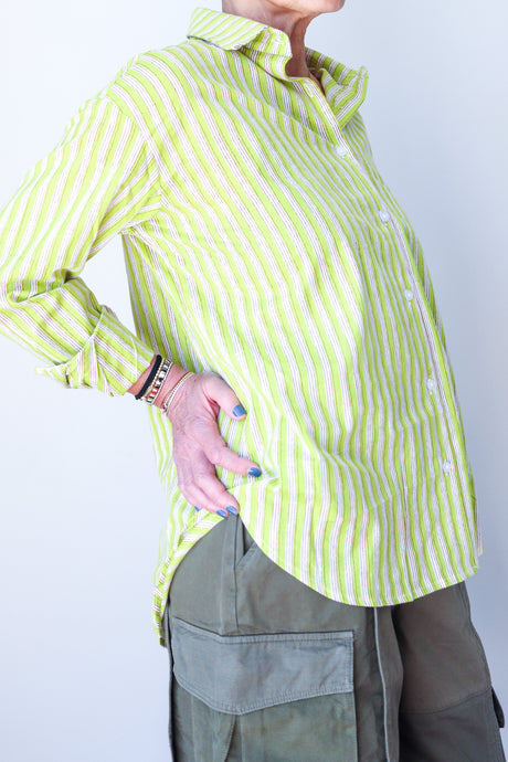 Shirt Lime Stripe
