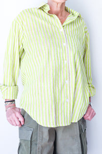 Shirt Lime Stripe