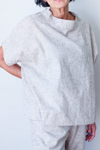 Top Beige Check