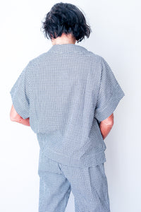 Top Black Check