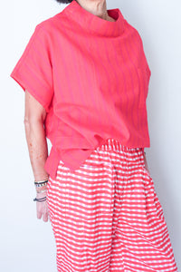 Balloon Pants Red Check