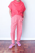 Balloon Pants Red Check