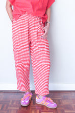 Balloon Pants Red Check