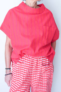 Top Pink/Orange Stripe