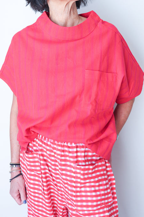 Top Pink/Orange Stripe