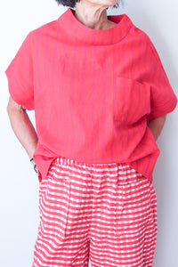 Top Pink/Orange Stripe