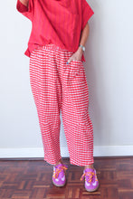 Balloon Pants Red Check