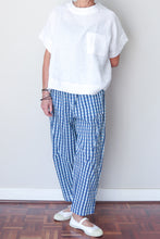 Balloon Pants Blue Check
