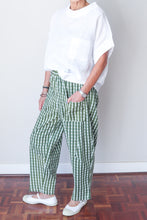Balloon Pants Olive Check