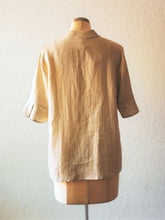 Mandarin Collar Shirt Linen