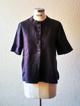Mandarin Collar Shirt Linen