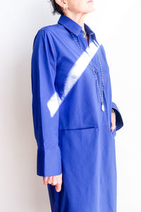 W24 SHIRT DRESS COBALT