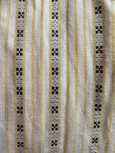 Puff Sleeve Dress - Yellow Stripe